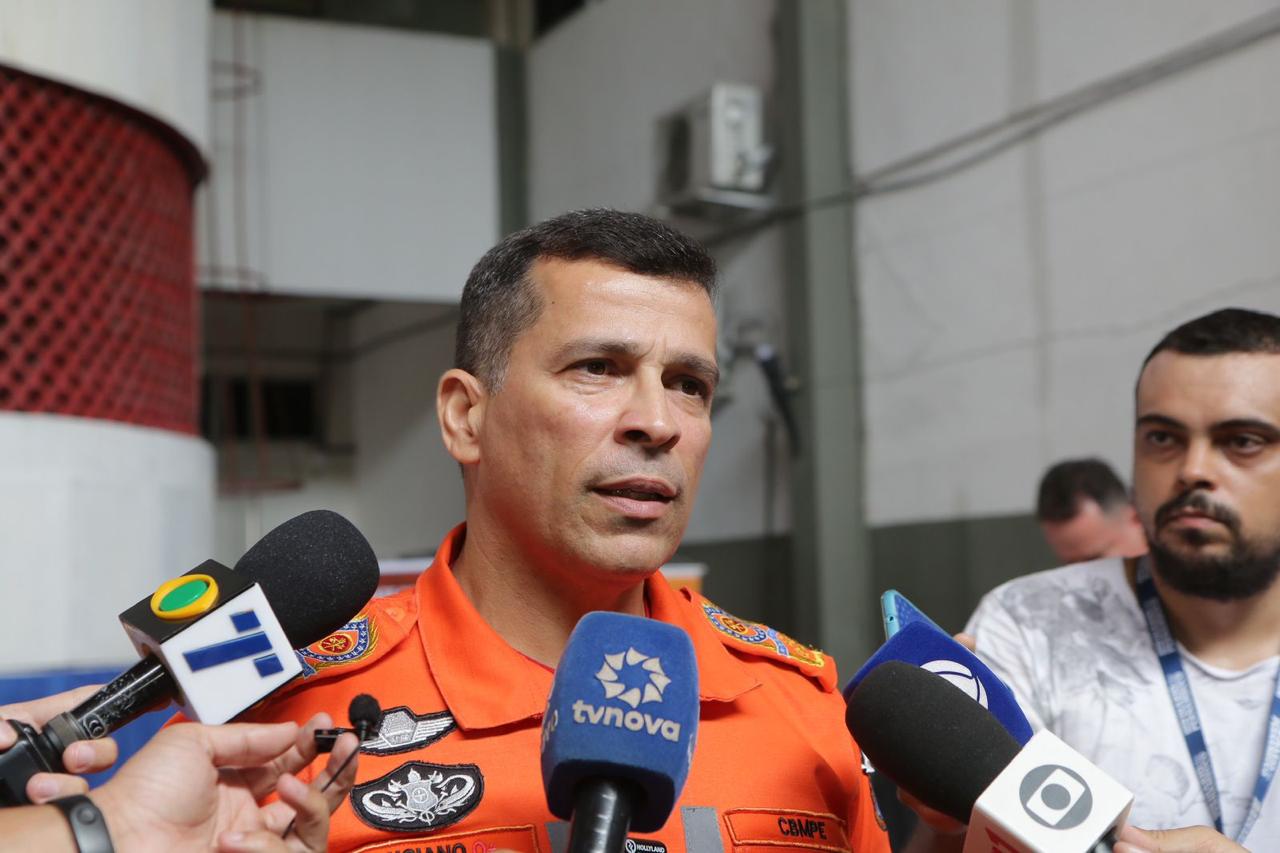 Comandante-geral do CBMPE, Coronel Luciano