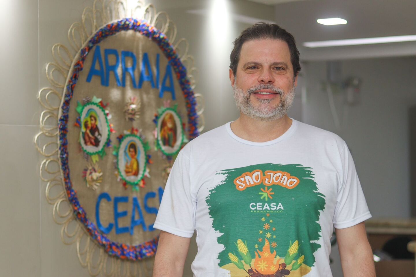 O presidente do Ceasa-PE, Bruno Rodrigues