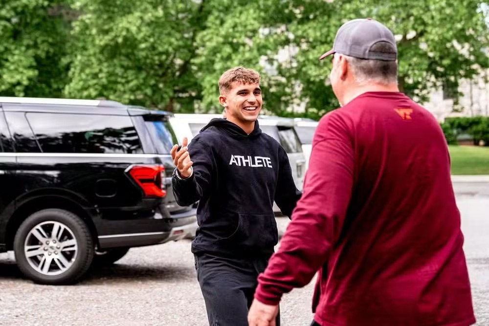 Davi Belfort chegou ao campus de Virginia Tech neste mês de maio 