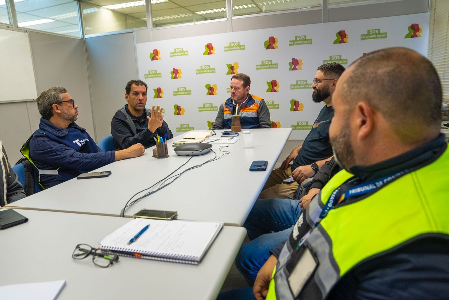 Reunião com o governo do Rio Grande do Sul