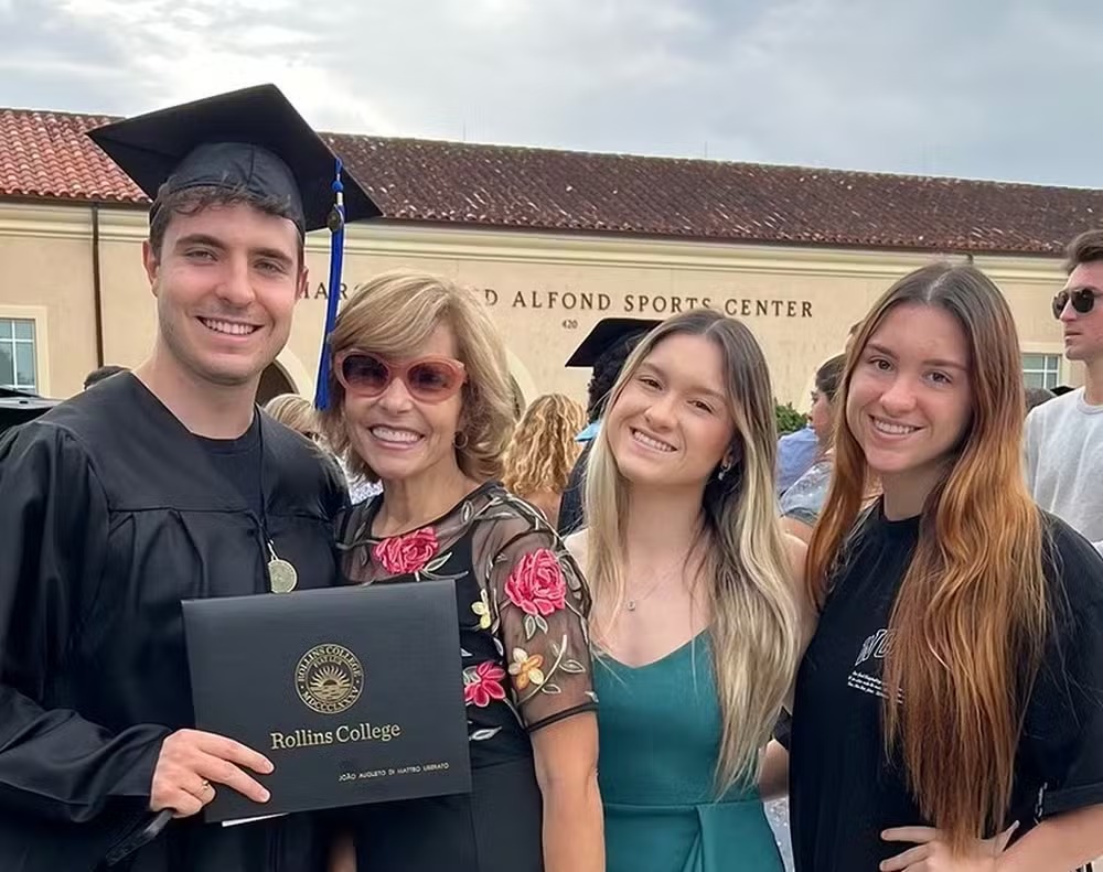 João Augusto Liberato, Rose Miriam, Sofia e Marina 