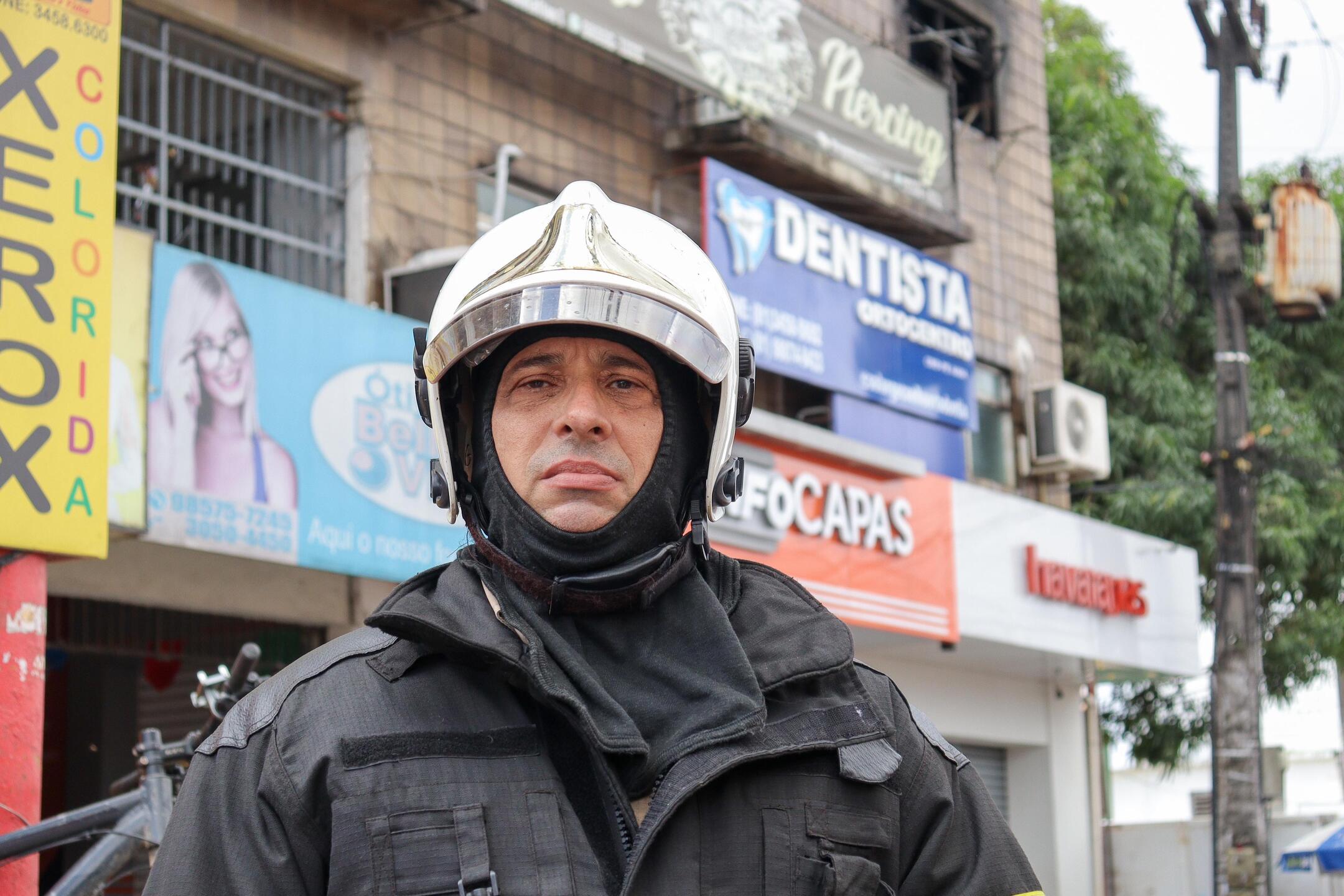 Major Lamartine de Melo é o supervisor de operações do Corpo de Bombeiros