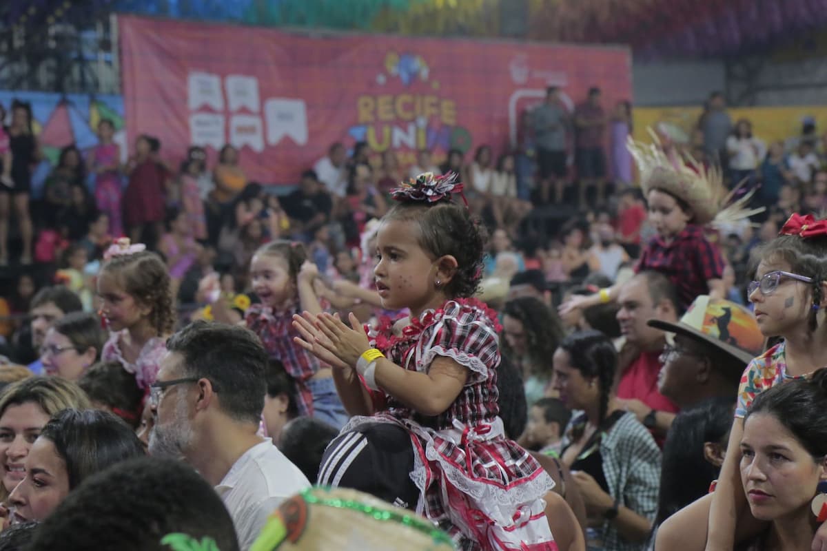 No Sítio Trindade, o Pavilhão das Quadrilhas foi dedicado ao público infantil.