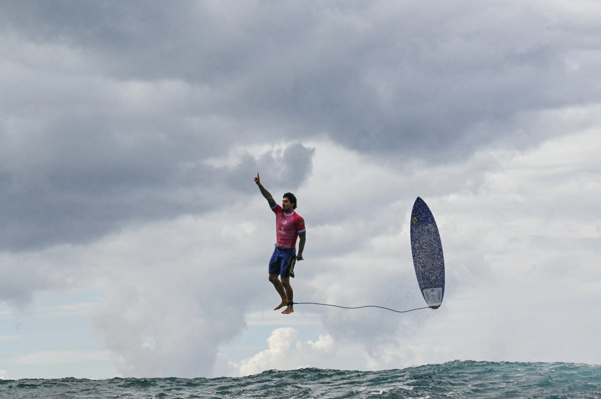 Gabriel Medina chegou perto da nota máxima 