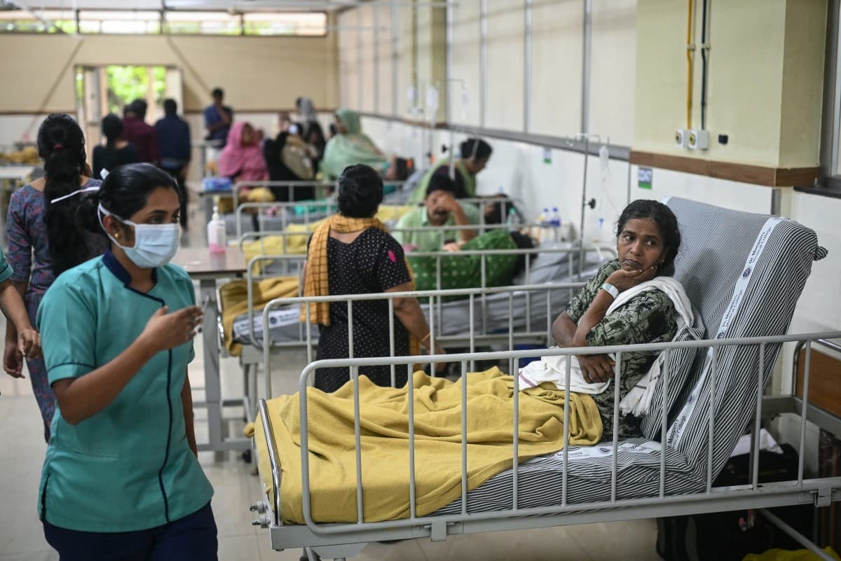 Deslizamento de terra na Índia: feridos em hospital