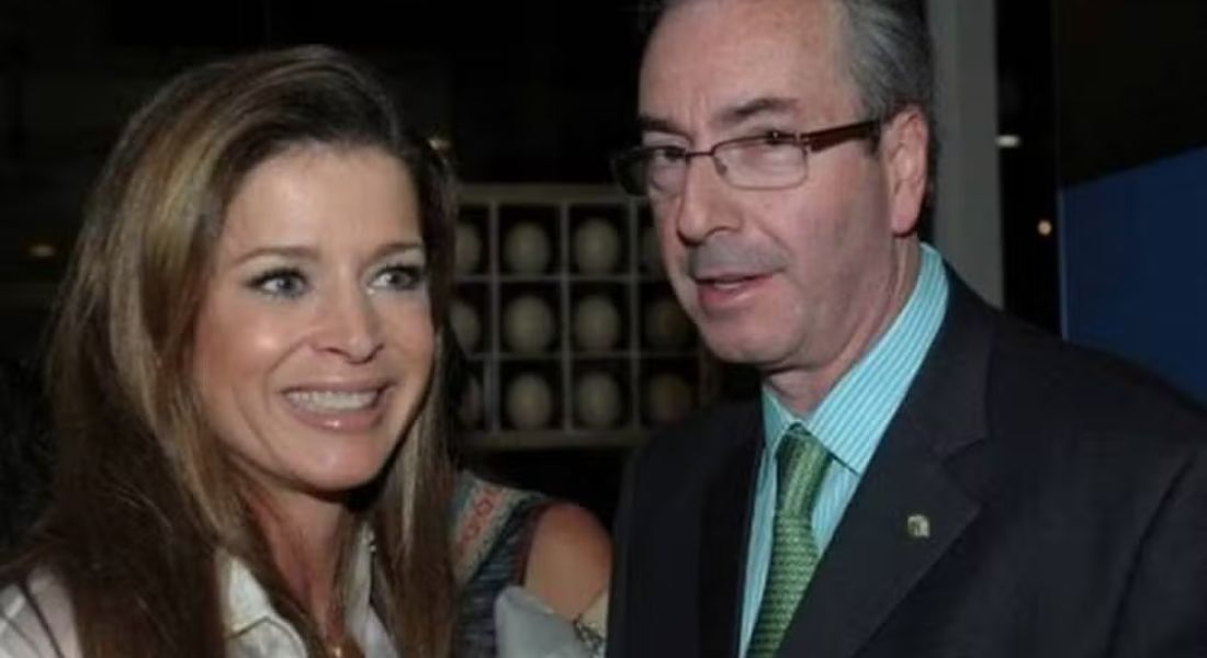 Claudia Cruz e Eduardo Cunha, em 2016