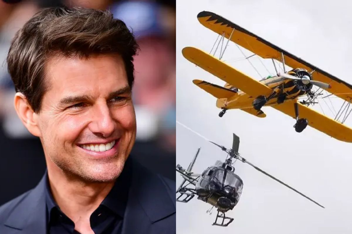 Tom Cruise foi pego pendurado em um avião enquanto filmava o próximo 'Missão: Impossível'