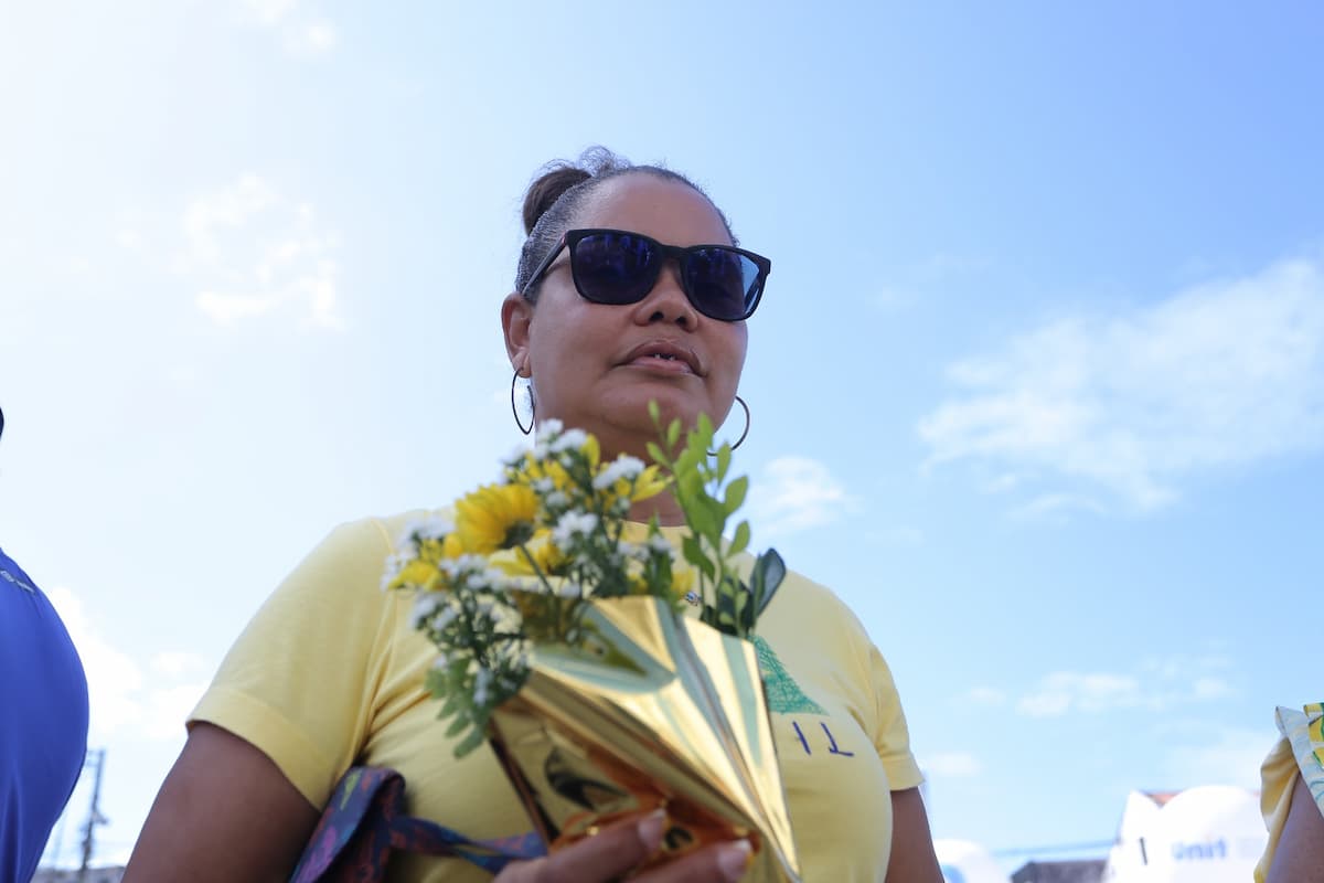 A técnica de enfermagem Jucylene Claudino.