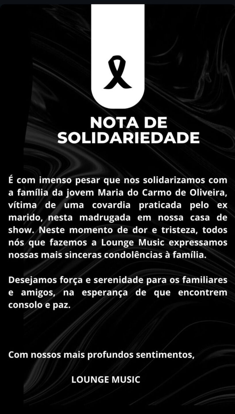 Nota de solidariedade - Lounge Music