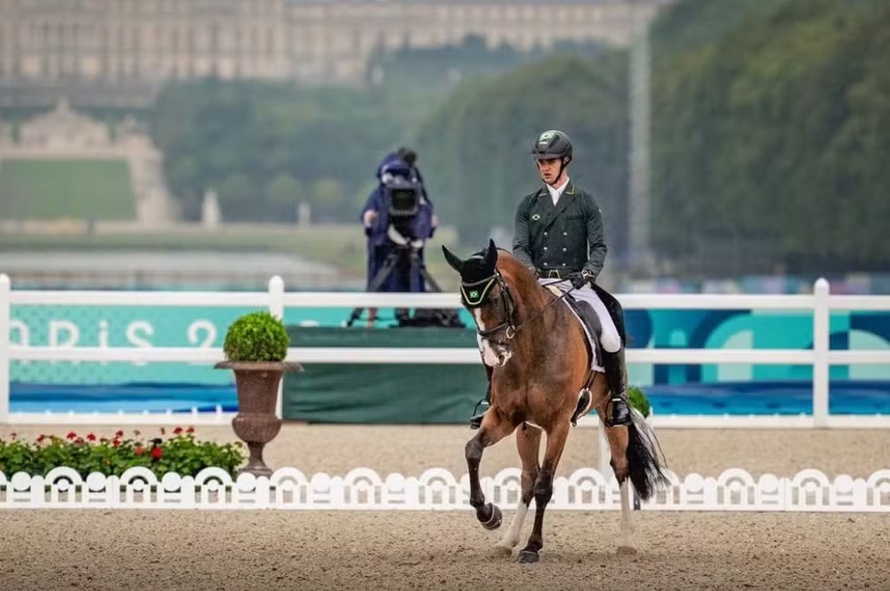 Rafael Losano foi o brasileiro com o melhor desempenho individual no Hipismo no primeiro dia 