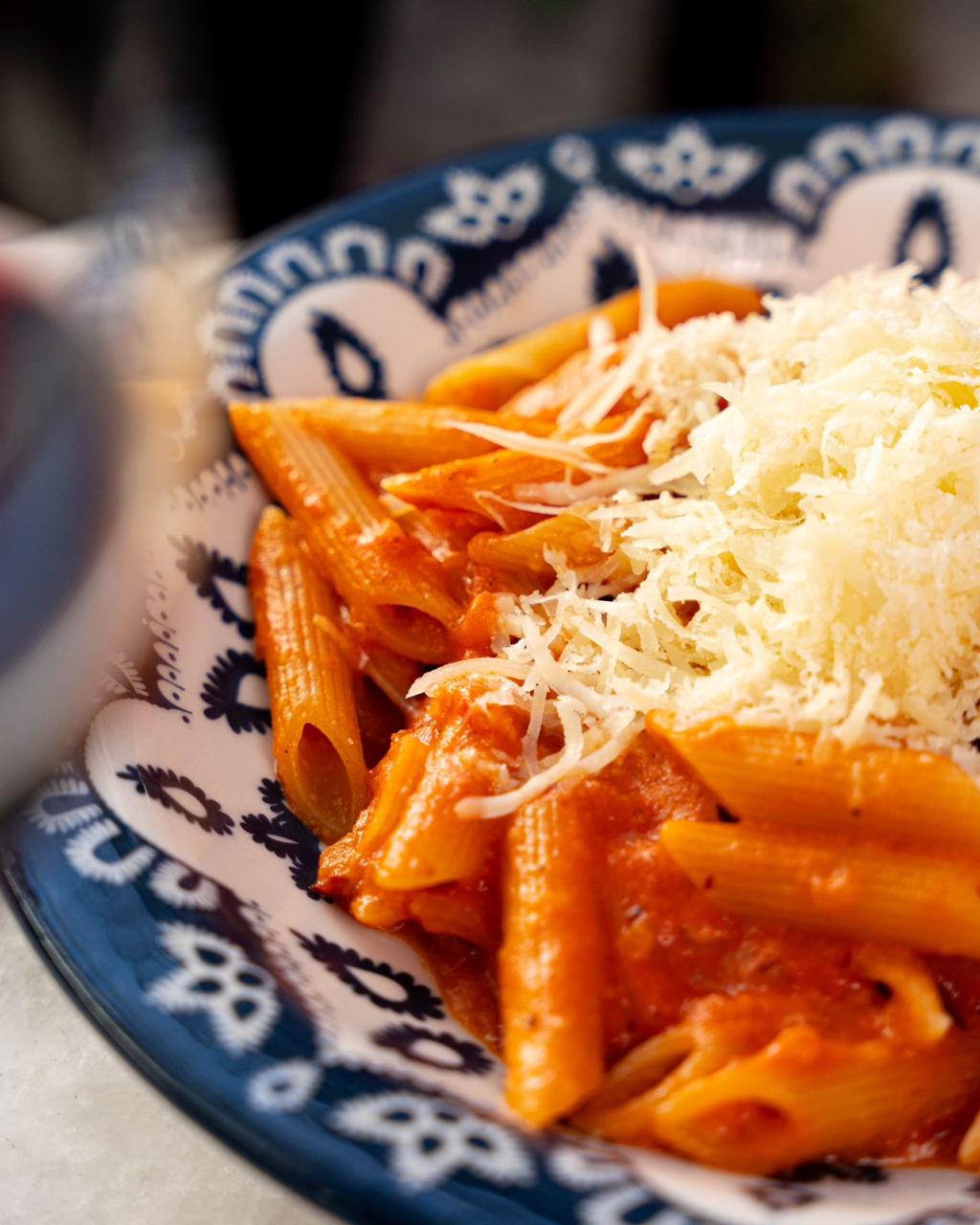 Penne Alla Vodka do restaurante Furetti