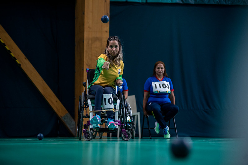 Andreza Vitória, atleta da bocha paralímpica