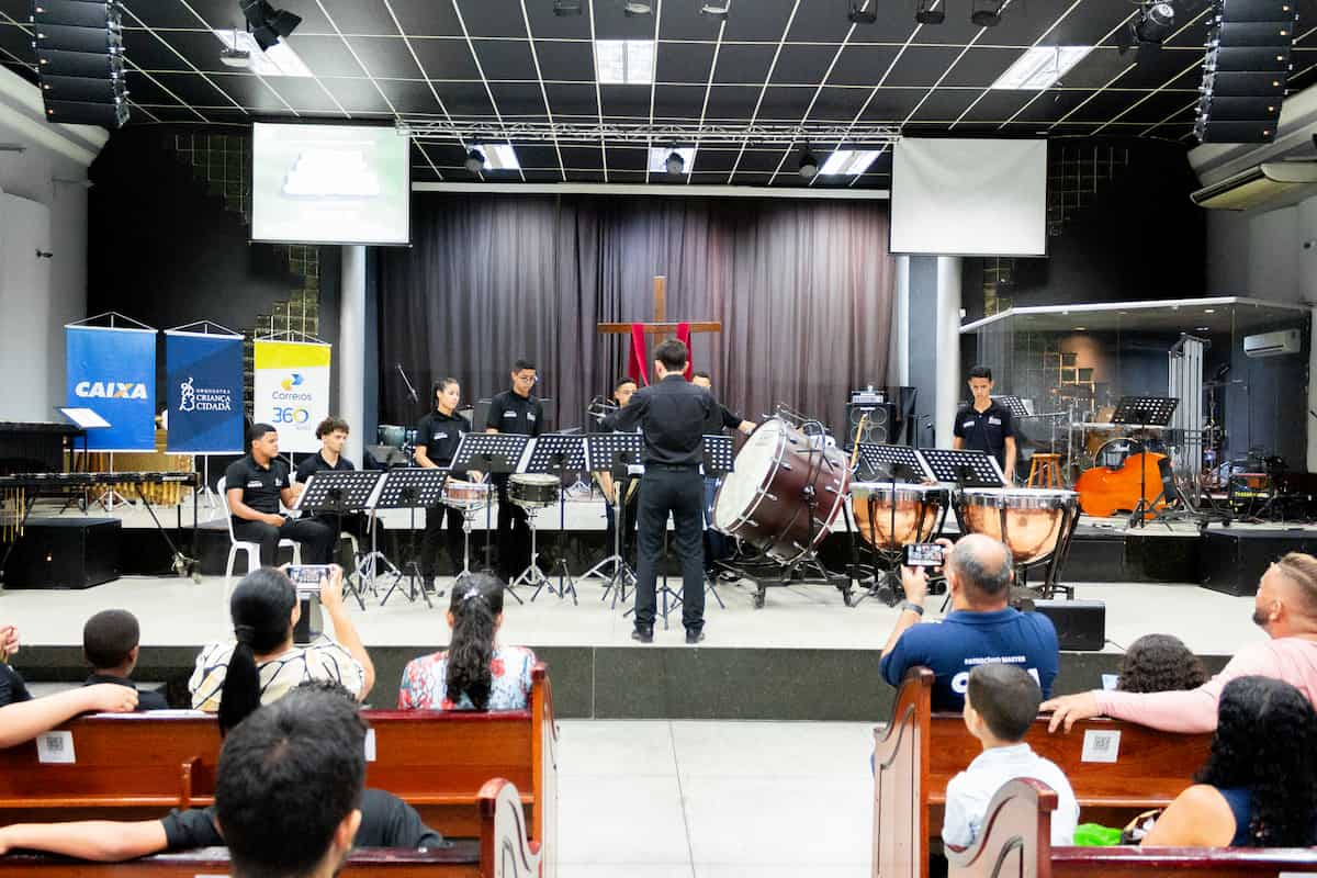 O concerto do Grupo de Percussão será aberto ao público e com entrada gratuita.