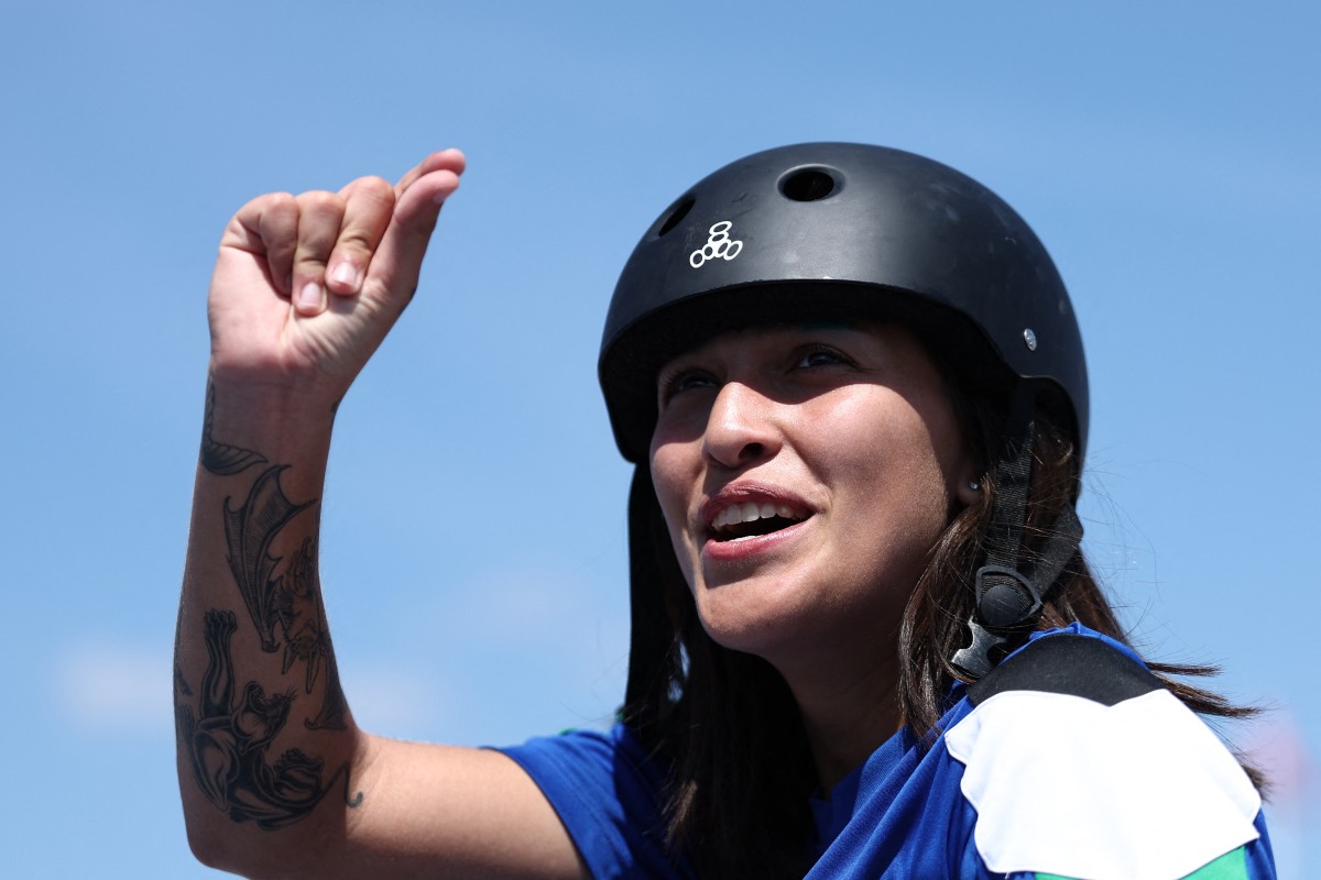 Isadora Pacheco fica de fora da final do skate park