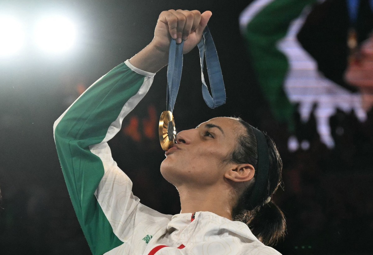  Imane Khelif, lutadora de boxe