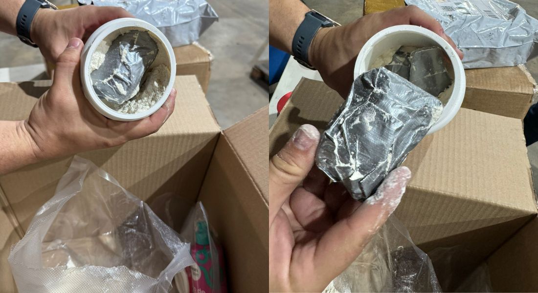 Foram apreendidas 750g de cocaína, 120g de skunk e 660g de haxixe