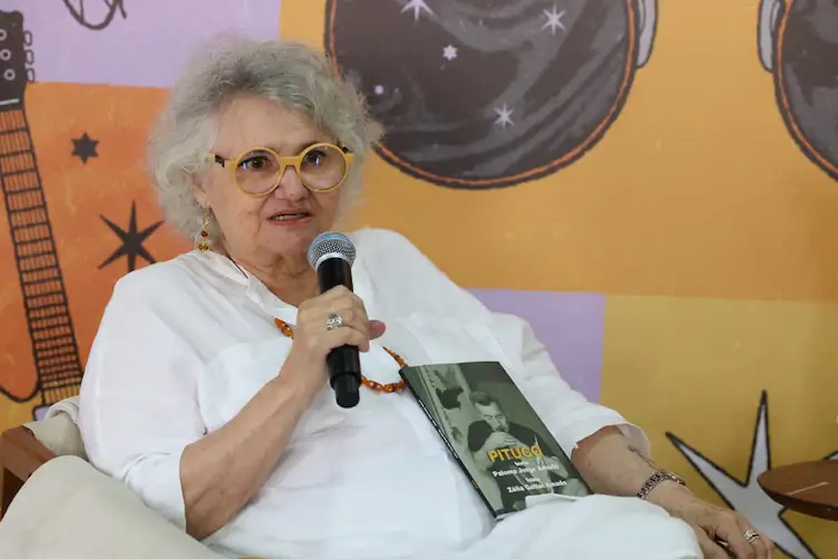 Paloma Jorge Amado durante o lançamento de sua obra Pituco, na Festa Literária Internacional do Pelourinho, Flipelô