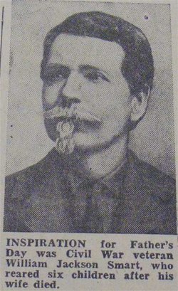  William Jackson Smart, veterano de guerra que criou os seis filhos sozinho após a morte da esposa em 1898. 