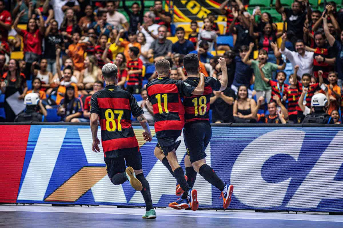 Sport faz primeiro jogo das quartas de final do Brasileiro de Futsal no Geraldão  