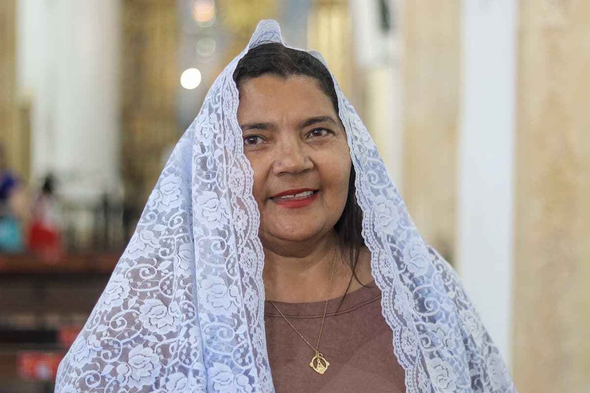 Elza Lina da Silva Cunha, nutricionista e fiel católica apostólica romana.