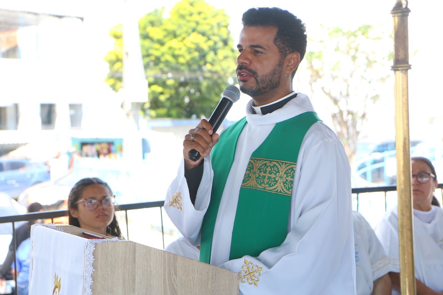 Reitor do Santuário de Nossa Senhora da Conceição, padre Emerson Borges