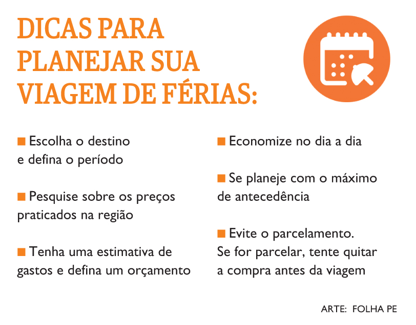 Dicas para planejar sua viagem de Férias 