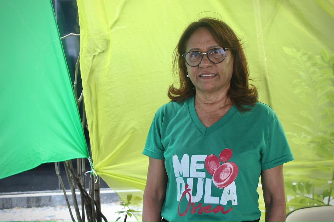 Josiete Tavares, coordenadora do banco de doadores de medula óssea do Hemope