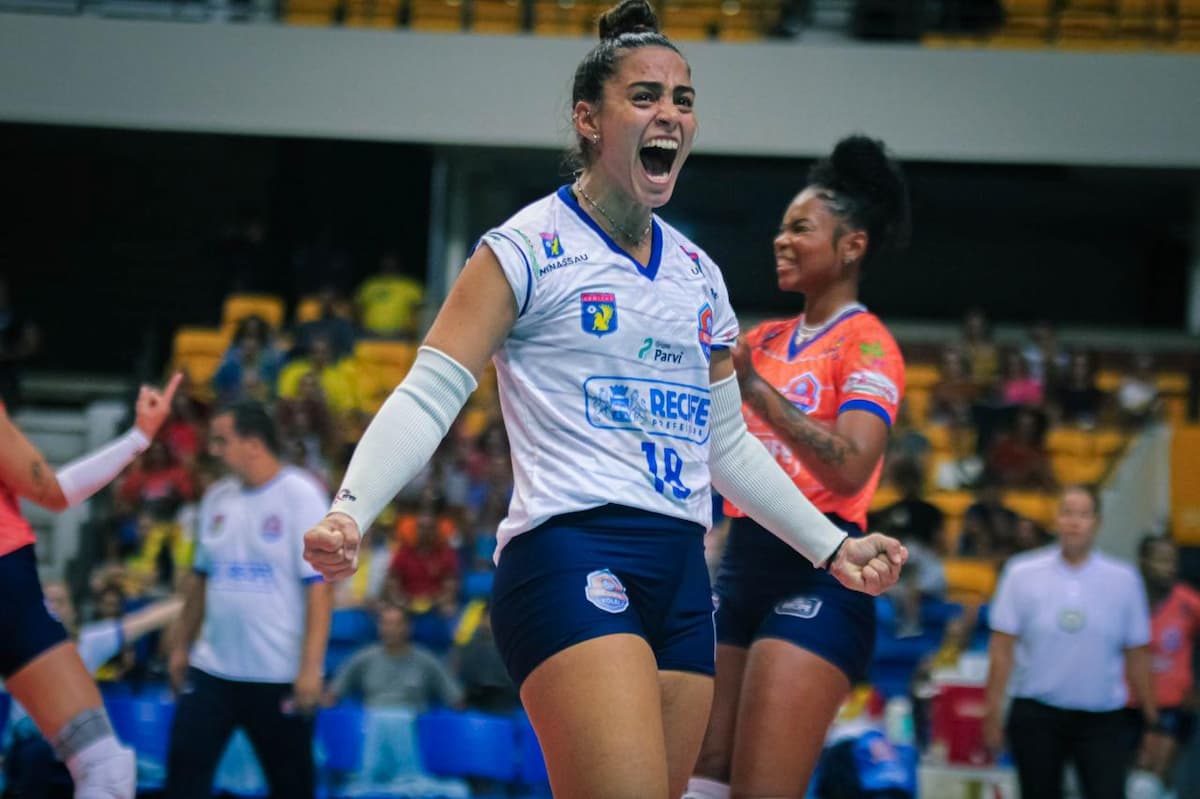 Ju Paes, líbero do Recife Vôlei 