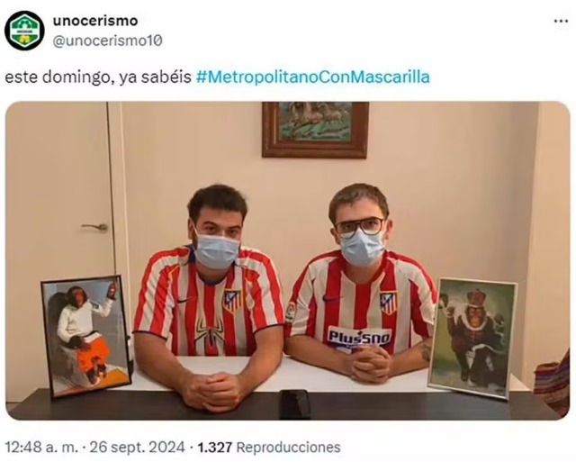 Torcedores do Atlético de Madri criaram a campanha #MetropolitanoConMascarilla para poder proferir ofensas racistas contra Vini Jr.