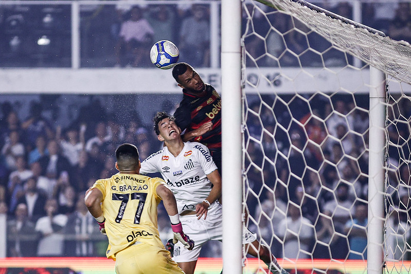 No primeiro turno, Santos e Sport empataram na Vila Belmiro por 1x1