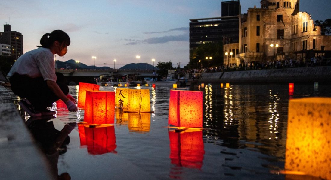 Homenagem às vítimas em Hiroshima