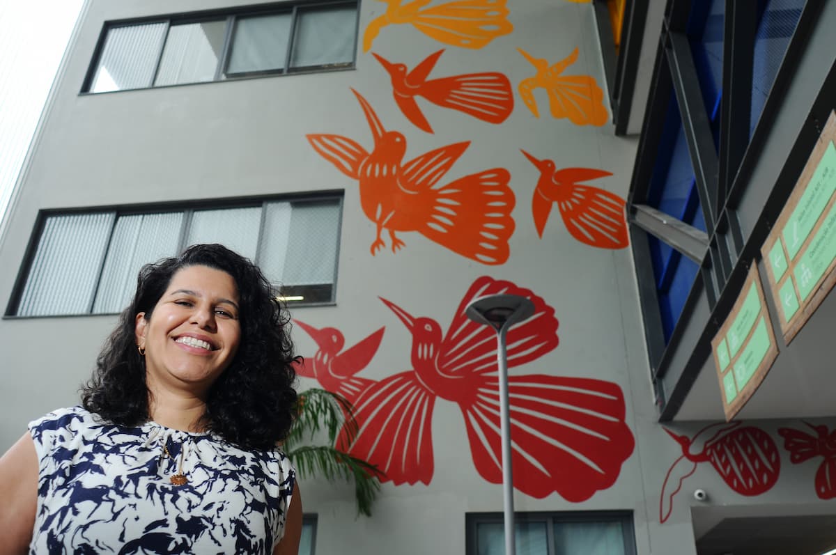 Célia Vieira, mãe de Guilherme, Rafael e Letícia