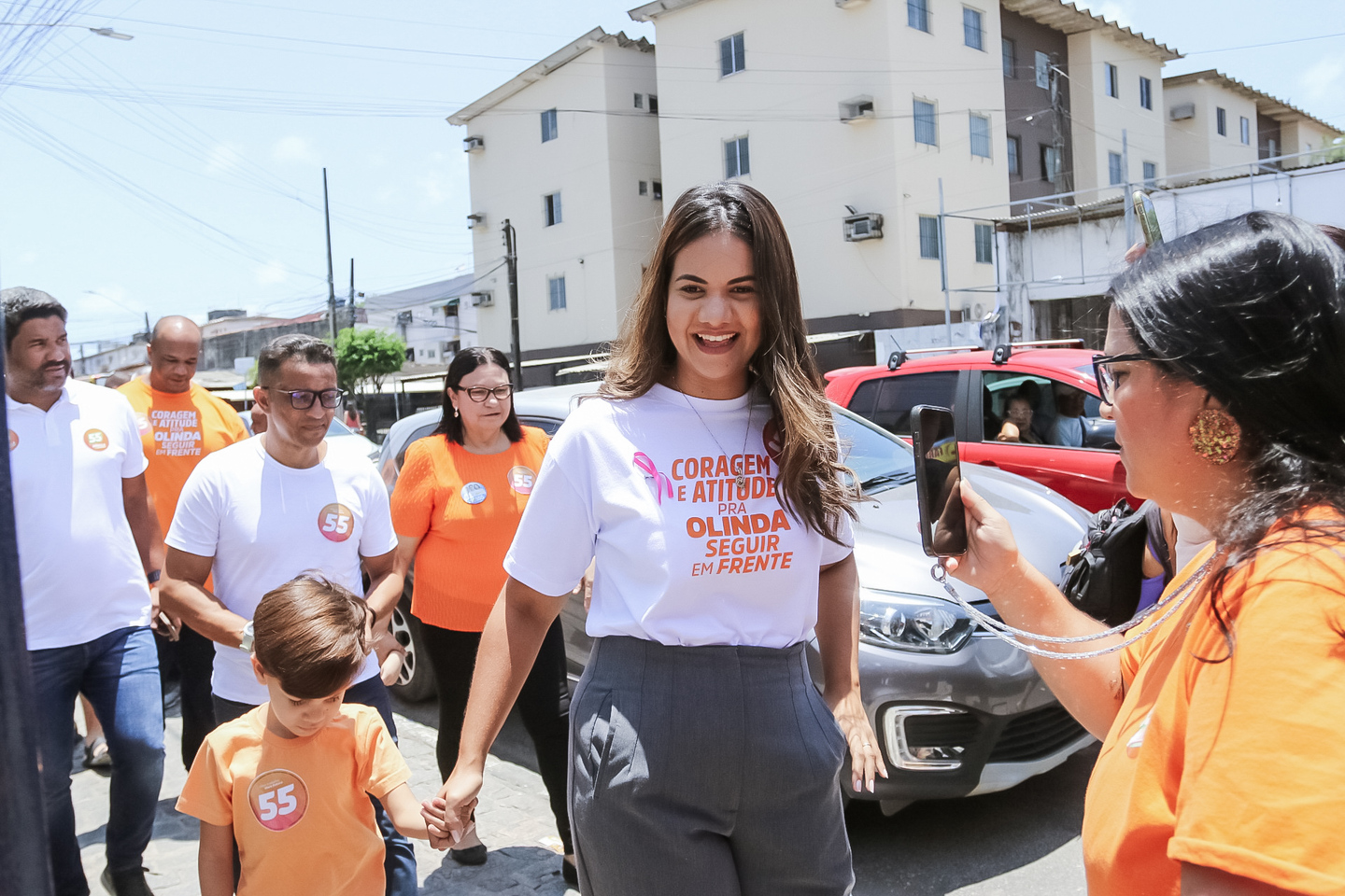 Mirella Almeida (PSD), candidata a prefeita de Olinda, votou em Rio Doce