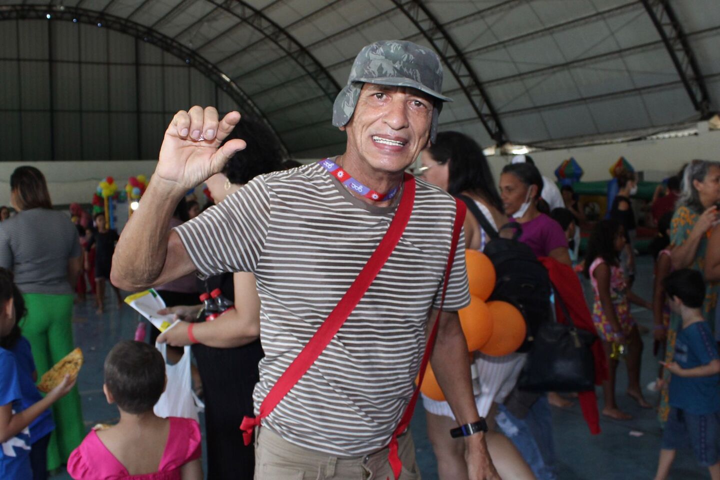 Ronaldo Sales, voluntário da Festa do Dia das Crianças do GAC