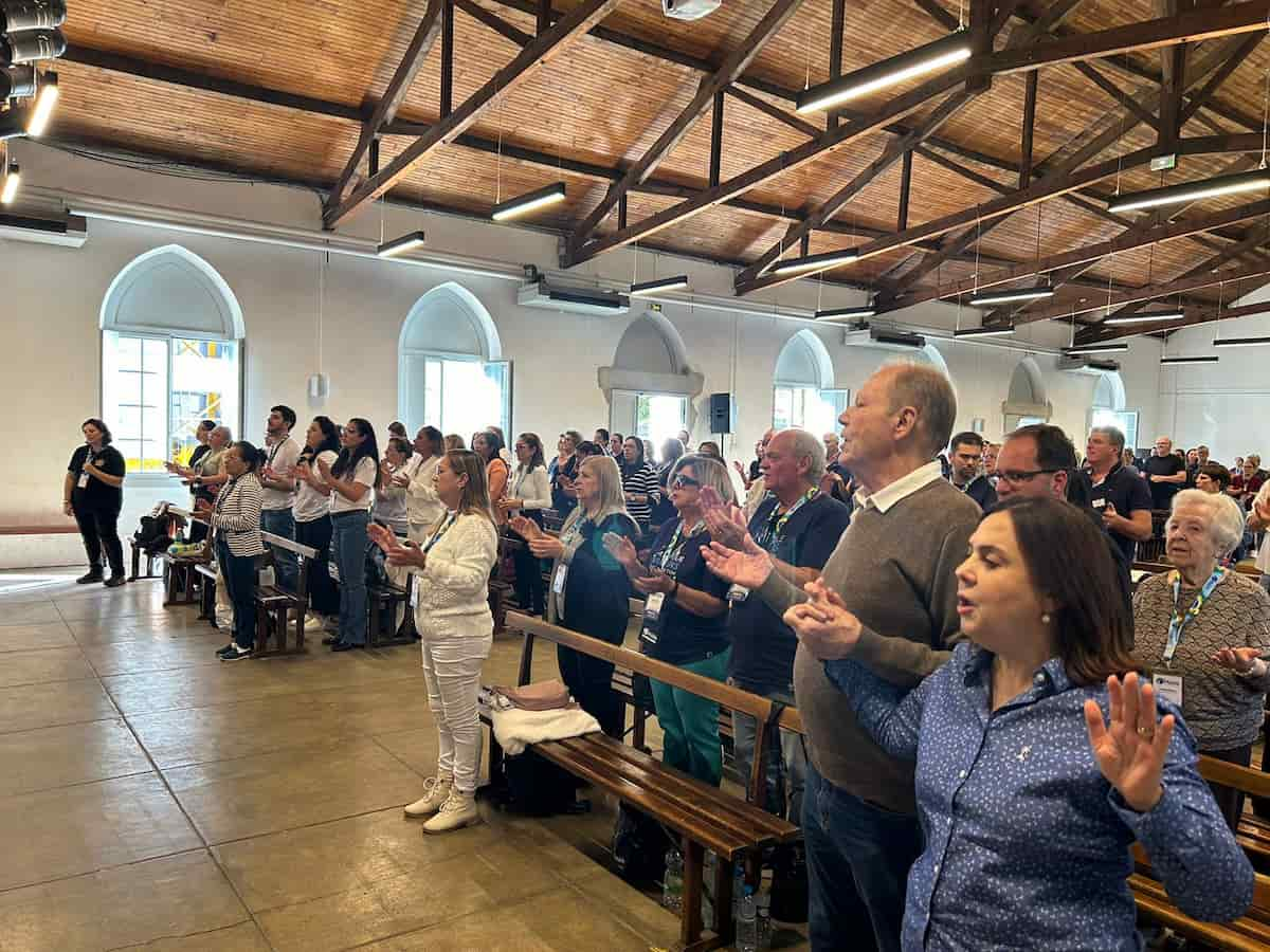 Várias peregrinos foram prestigiar o Congresso de Cura & Libertação, em Lourdes, na França 