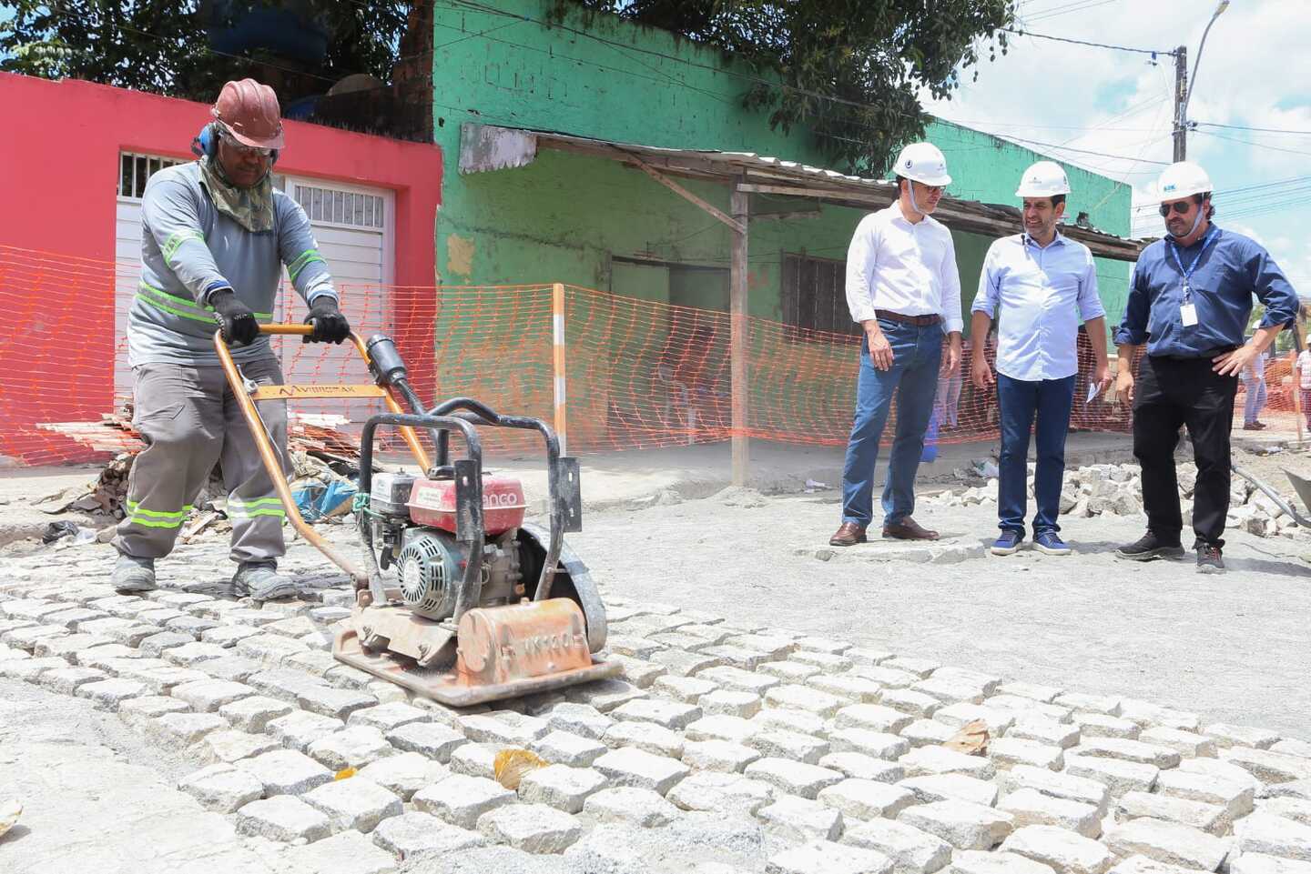 Serviço foi acompanhado por diretores da Companhia