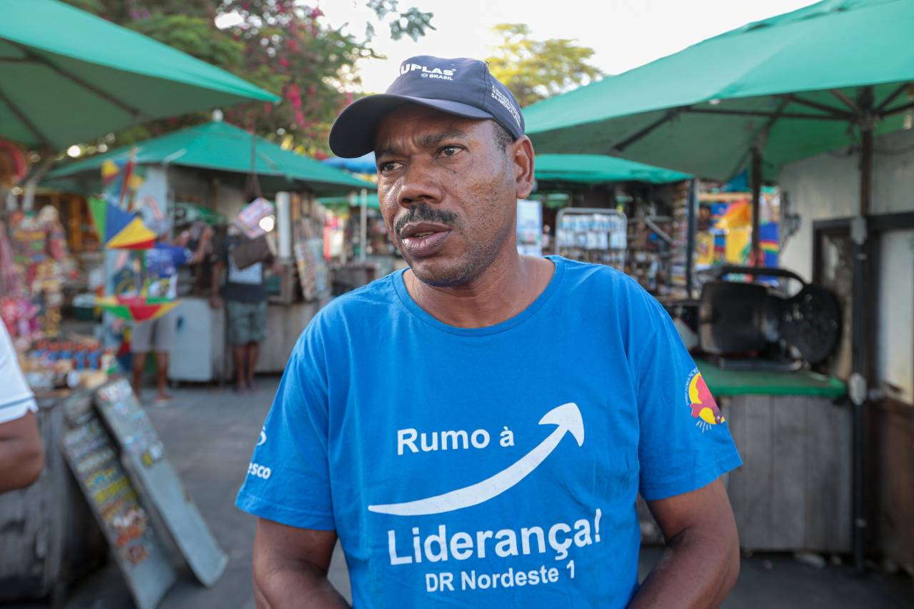 Amario Braz da Silva, ambulante agredido por fiscal do Controle Urbano, em Olinda