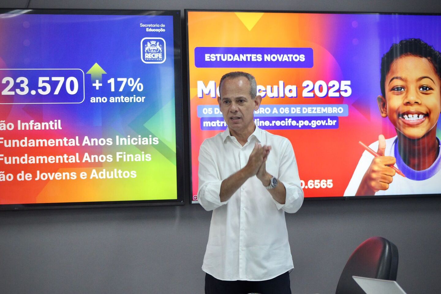 Fred Amâncio, secretário de educação do Recife