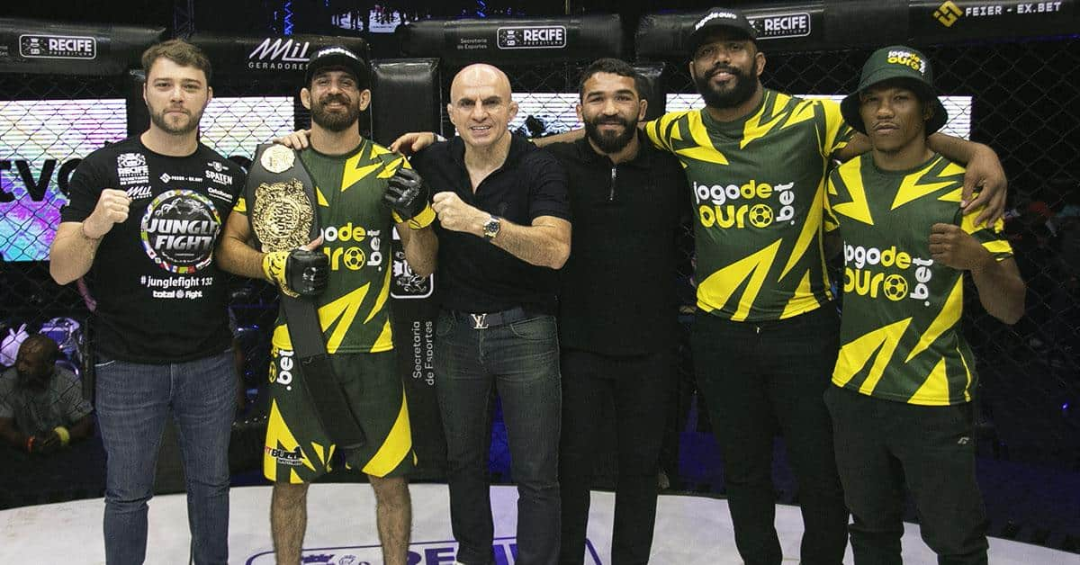 Luís Aguiar, novo campeão do Jungle Fight 