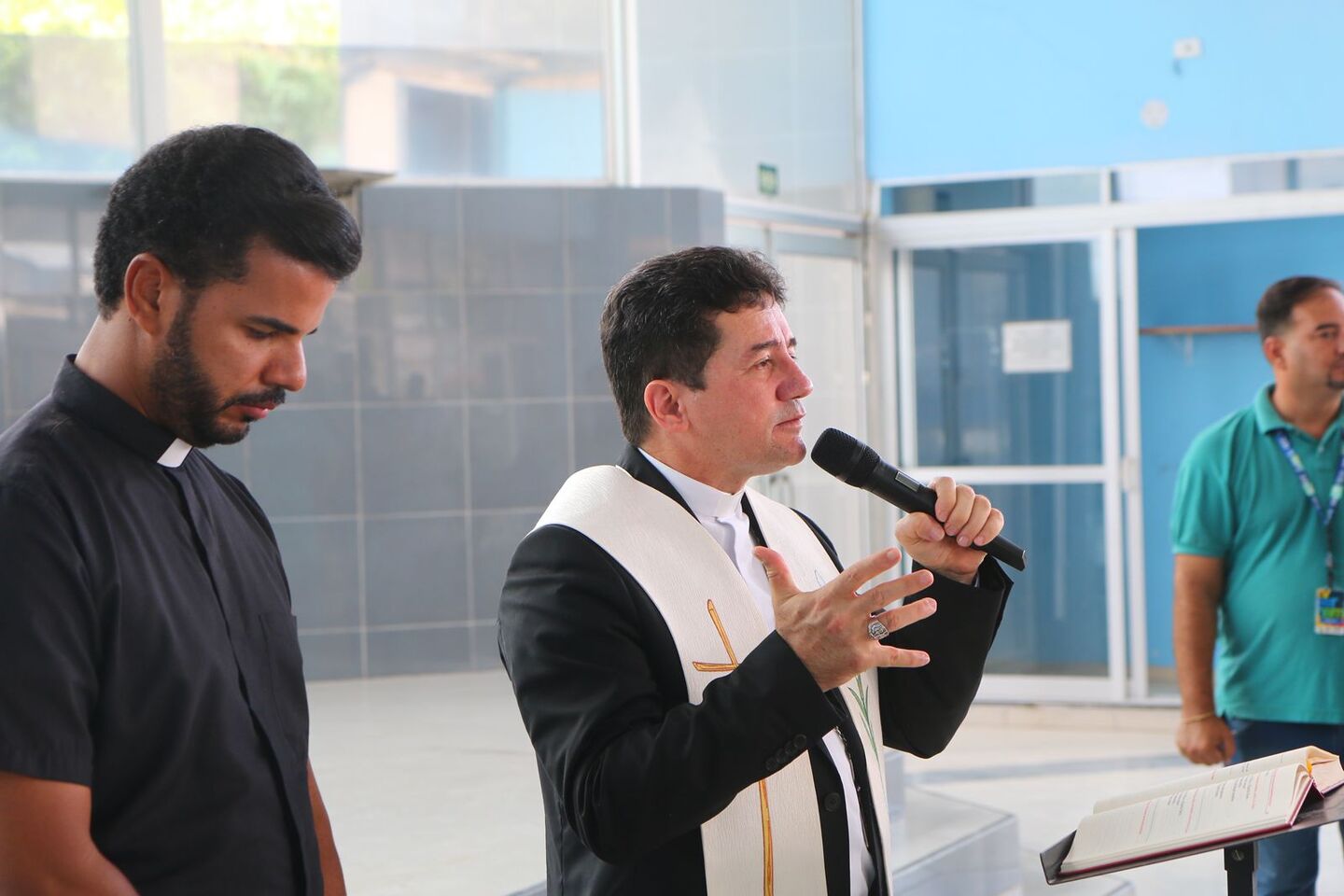 Arcebispo de Olinda e Recife, Dom Paulo Jackson presidiu momento de bênção e agradecimento