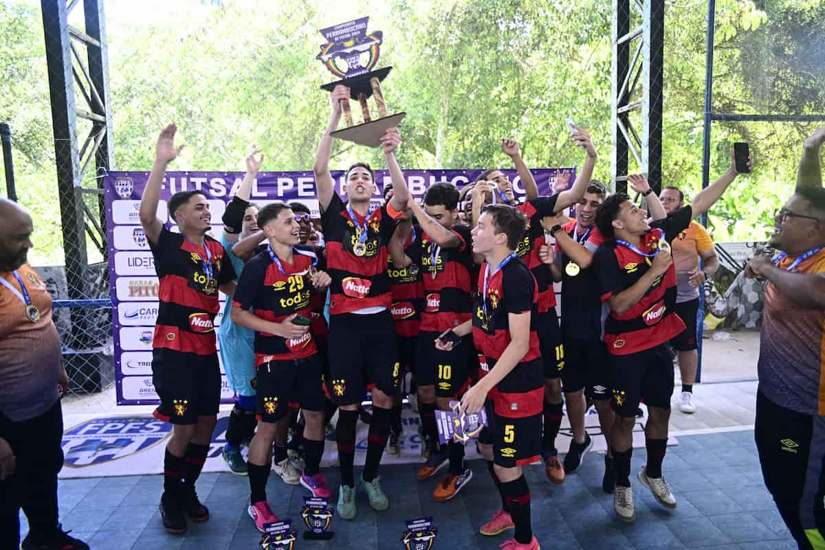 Sport conquistou o bicampeonato do Pernambucano sub-20 de futsal 