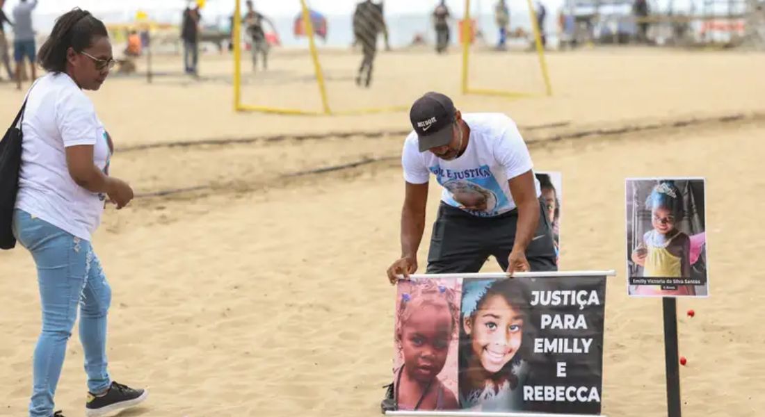 ONG protesta contra morte de crianças e adolescentes no Rio de Janeiro