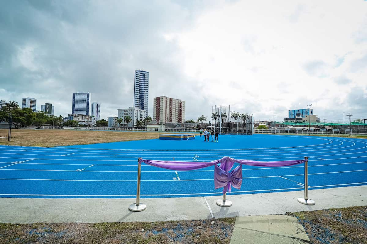 Pista de atletismo do Parque esportivo Santos Dumont 