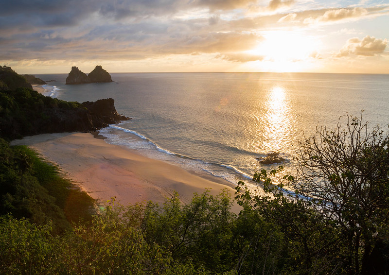 Praia do Boldró, em Fernando de Noronha