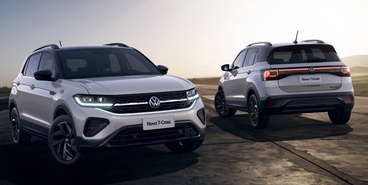 Novo T-Cross foi o SUV mais vendido do ano de 2024.