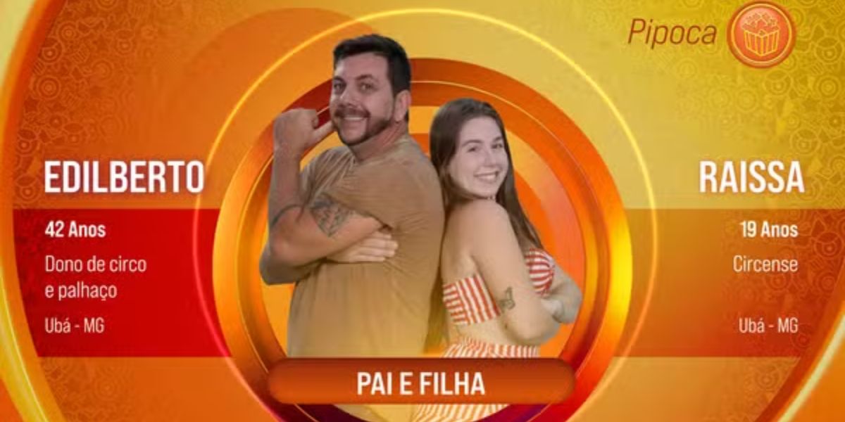 Edilberto e Raissa dupla do BBB 25