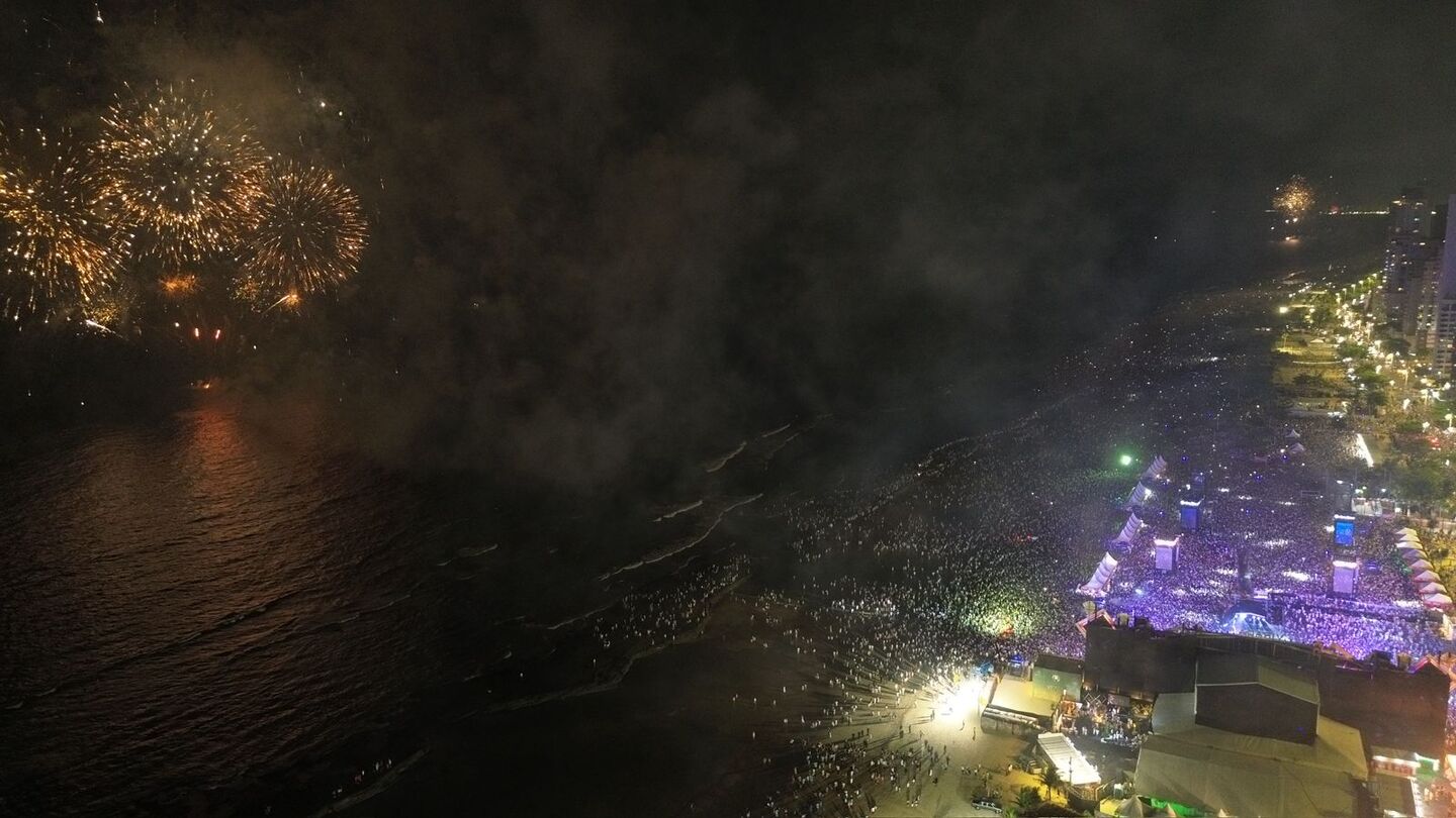 Queima de fogos no Recife