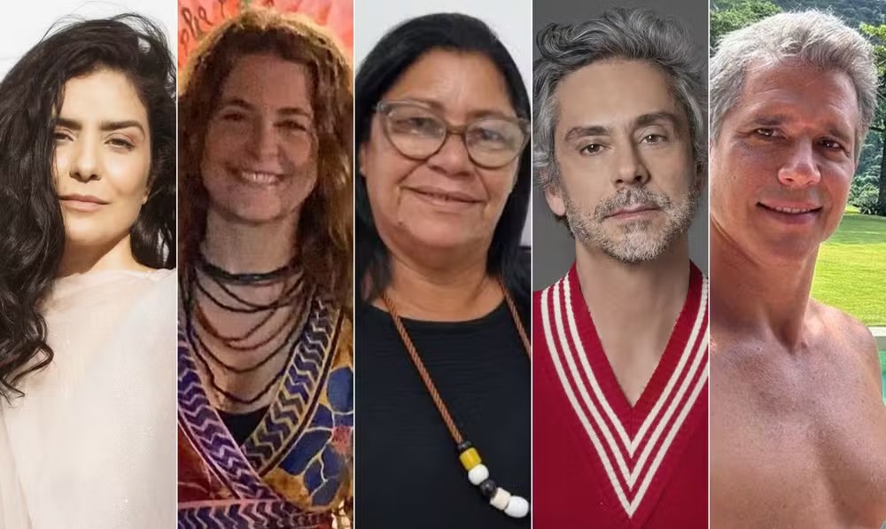 BBB 25: Joselma (ao centro) tem a mesma idade de Letícia Sabatella, Claudia Abreu, Alexandre Nero e Márcio Garcia 