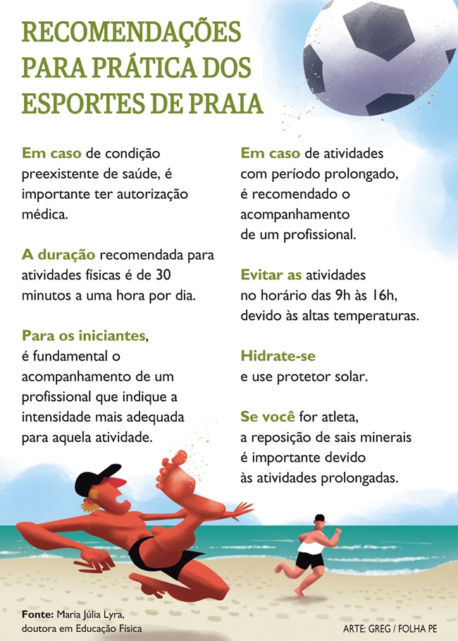 Confira as recomendações para praticar os esportes de praia 