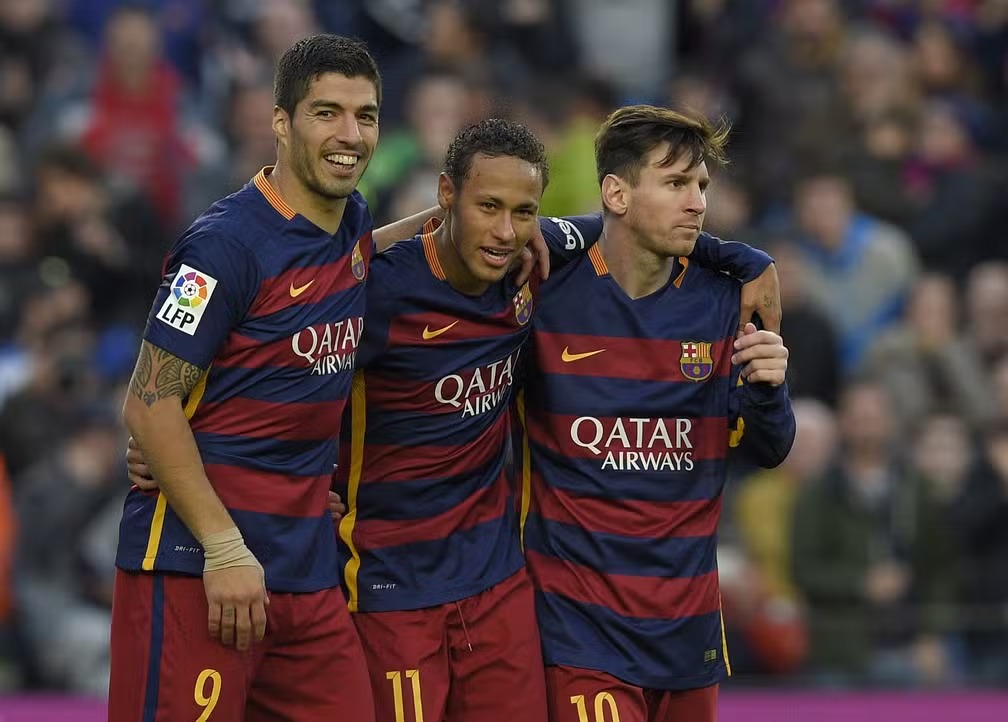 O trio MSN no Barcelona 